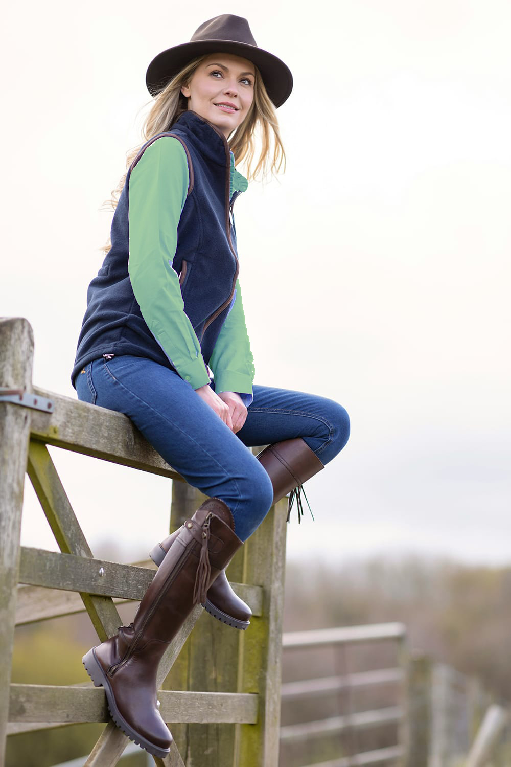 Ladies Blouse Cotton Ruffled - Image 9